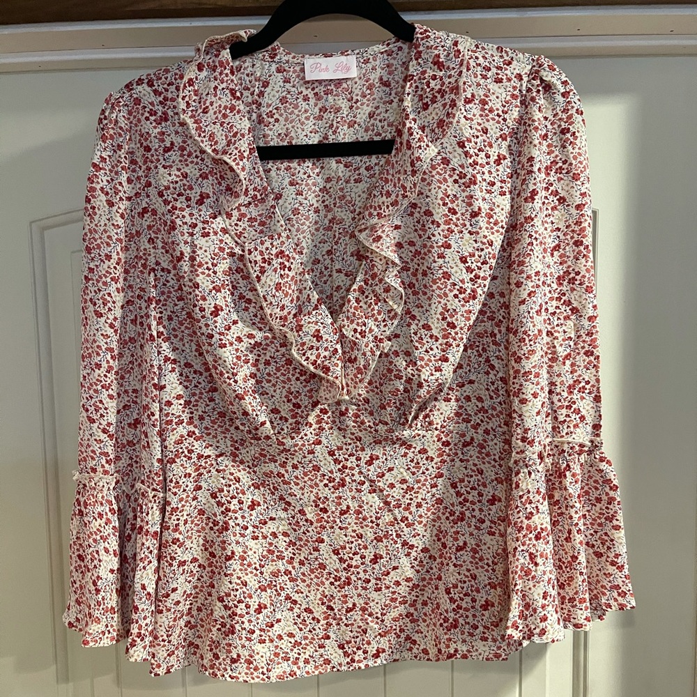 Pink Lily top